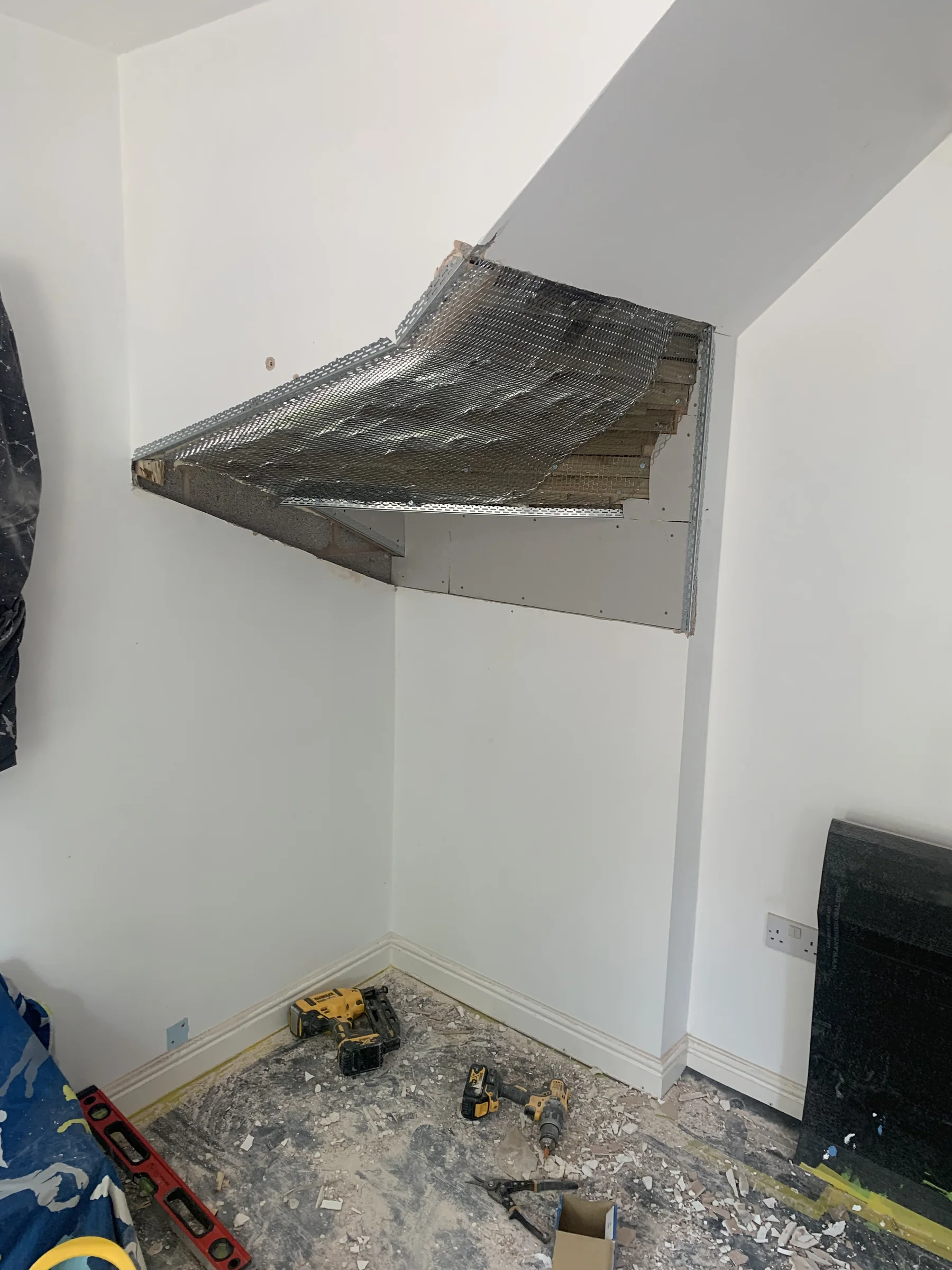 Internal repair and reinstatement work in progress